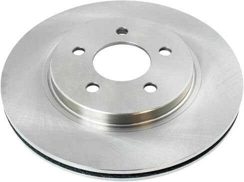 استبدال دوارات الفرامل الأمامية والخلفية المحفورة والمشقوقة من AutoShack لـ 2005-2010 Ford Mustang 4.0L V6 RWD E-Coated 4-PC Set ShadowGuard in Kuwait