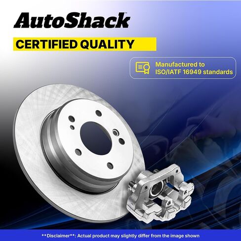 AutoShack 12.28 بوصة (312 مم) دوارات فرامل خلفية بفتحات تهوية + استبدال الفرجار لـ 2003-2009 Toyota 4Runner 2007-2009 Toyota FJ Cruiser 4-PC طقم فرامل in Kuwait