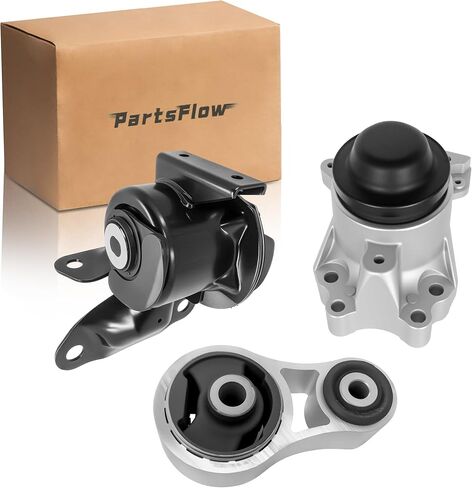 PartsFlow Set of 3 Engine Motor & Transmission Mount Compatible with 2010-2012 Mazda CX-9 3.7L AUTO, Replace OE#EM7004, A4419, A4425 in Saudi Arabia