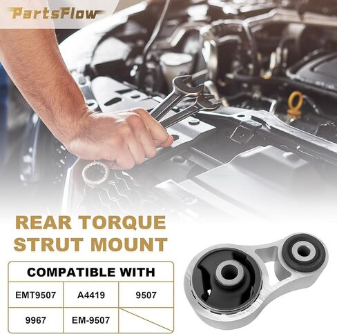 PartsFlow Set of 3 Engine Motor & Transmission Mount Compatible with 2010-2012 Mazda CX-9 3.7L AUTO, Replace OE#EM7004, A4419, A4425 in Saudi Arabia
