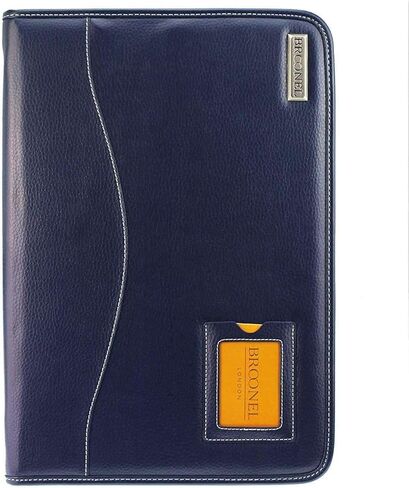 Contour Series - Blue Heavy Duty Leather Protective Case - Compatible with HP ProBook 440 G8 14" Laptop in Kuwait