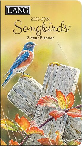 Lang, Songbirds 2 Year 2026 Planner, 3.63'' X 6.5'', Weekly Calendar with Stapled Binding in Saudi Arabia