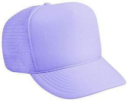 OTTO Wholesale 12 x Polyester Foam Front 5 Panel High Crown Mesh Back Trucker Hat - (12 Pcs) in Kuwait