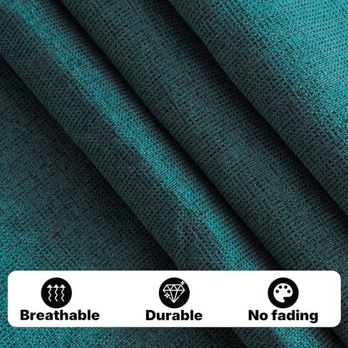 Suitable for Home Furniture Interior Decoration Fabric, coarse Texture Thickened Linen, Excellent Breathability, Handmade DIY Material (Dark Gray, 1 Yard pre Cut) in Saudi Arabia