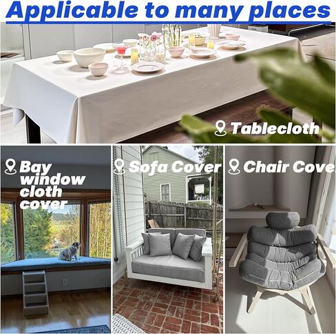 Suitable for Home Furniture Interior Decoration Fabric, coarse Texture Thickened Linen, Excellent Breathability, Handmade DIY Material (Dark Gray, 1 Yard pre Cut) in Saudi Arabia