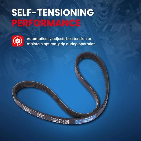 MOCA Accessory Drive Belt Fits 13-20 for Subaru WRX STI & 08-14 for Impreza & 09-13 for Forester & 2013 for Subaru WRX 2.5L in Saudi Arabia