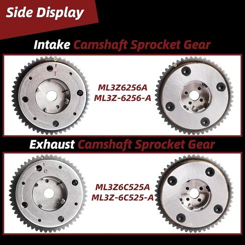 Camshaft Adjuster Phaser Sprocket Gear, Exhaust Variable Valve Timing VVT Fit for Ford F150 Ecoboost, for Ford Expedition, for Lincoln Navigator 2021-2024 3.5L Replace ML3Z6256A ML3Z6C525A in Saudi Arabia