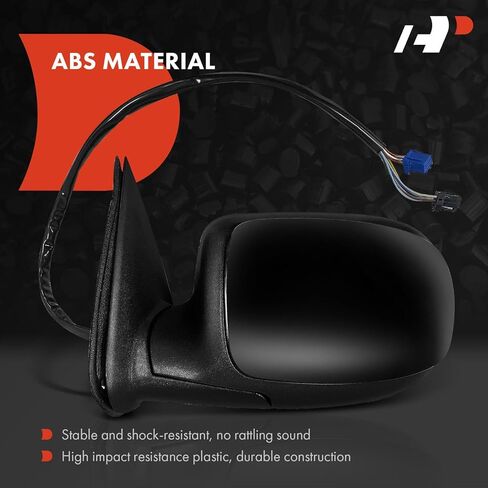 A-Premium Pair (2) Driver and Passenger Side Power Door Mirror - Compatible with Chevy Silverado 1500 2500, Tahoe, Avalanche & GMC Sierra 1500 2500, Yukon & Cadillac Escalade - Heated Power Folding in Saudi Arabia
