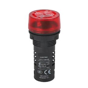 Buzzer LAY5s-FM red Alarm Intermittent Flashing 220V Sound and Light Warning Light 24V(LAY5s-FMDC24Vyellow) in Saudi Arabia