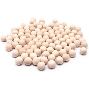 100PCS 1/2 Inch Wooden Balls for Crafts, Unfinished Round Wood Balls, Small Natural Wood Ball for DIY Decorative Projects, Arts and Crafts in Saudi Arabia
