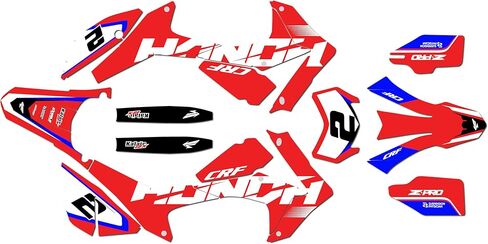 Graphics Kit for Honda CRF 250L (2012-2016) Flight Series Red 16 Mil - Dirt bike Custom Racing Graphics Decals Stickers Kit, no-plastics in Saudi Arabia