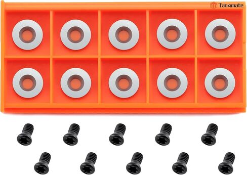 Ci0 5/8 inch(16mm) Round Carbide Replacement Cutter Inserts Fit for Full and PRO Size Finisher Wood Turning Lathe Tools, 10 pcs in Kuwait