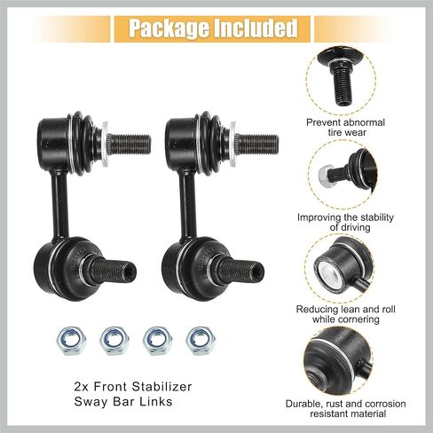 2pcs Front Sway Bar Links K90704 K90705 Stabilizer End Link Suspension Kit Replacement for Toyota Tacoma 2001-2004 4882035040 Replacement Car Parts in Saudi Arabia