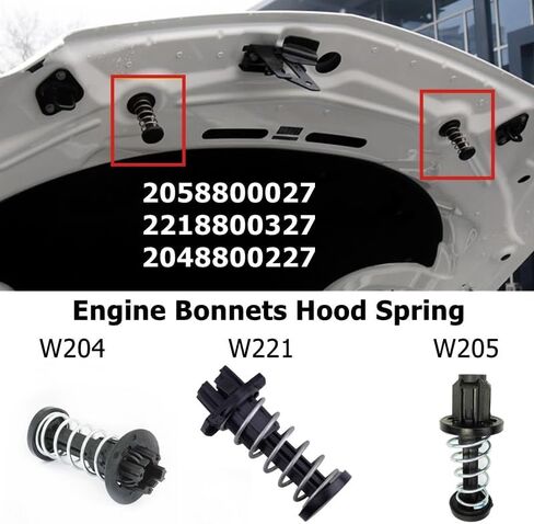 OEM A2058800027 A2218800327 A2048800227 Engine Bonnets Hood Spring For Mercedes-Benz W205 W213 W238 W257 W216 W22(2048800227) in Saudi Arabia