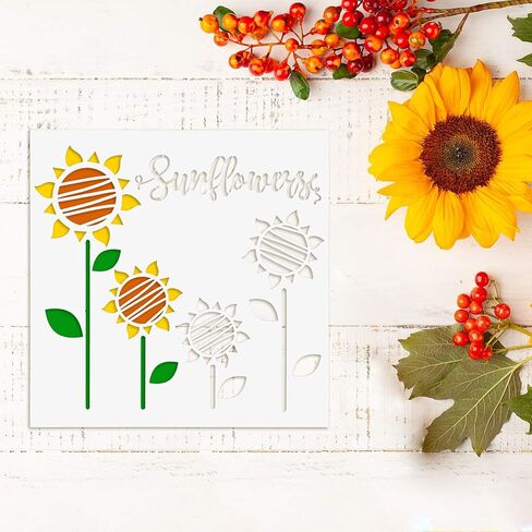 9 Pieces Reusable Painting Stencil Tropical Stencil Plastic Paint Stencils Summer Pattern Drawing Templates Stencils Reusable Craft for Painting(Leaves,5.9 x 5.9 Inches, 11 x 8.3 inches) in Saudi Arabia