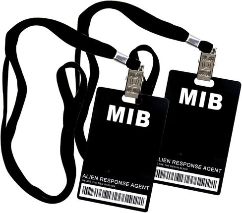 حامل شارة الهوية للرجال باللون الأسود، بطاقة شارة الهوية مع حبال، دعامات شارة زخرفية مقاومة للماء قابلة للفصل، حامل شارة الهوية للرجال باللون الأسود مناسب للمكتب، عيد الميلاد، الهالوين، الحفلات، عبوتان in Kuwait