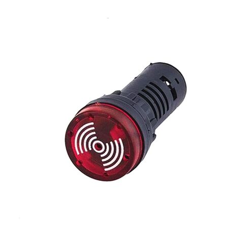 Flash Buzzer AD16-22SM AC/DC 220V24V12V Loud Intermittent LED Sound and Light Alarm(RedAC/DC220V) in Saudi Arabia