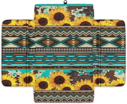Wanyint Brown Beige Cow Print Car Center Console Pad Comfortable Armrest Box Protector Soft Hand Rest Pillow for Car Seat Organizer Arm Rest Cushion Protective Cover Automobile Decor in Saudi Arabia