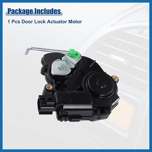 Rear Left Side Sliding Door Lock Actuator Fit for Toyota Sienna 2004-2010 No.8562008070 - Pack of 1 Black Item Replacement in Saudi Arabia