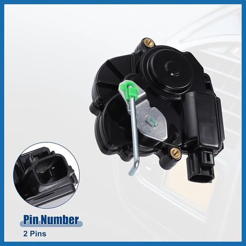 Rear Left Side Sliding Door Lock Actuator Fit for Toyota Sienna 2004-2010 No.8562008070 - Pack of 1 Black Item Replacement in Saudi Arabia