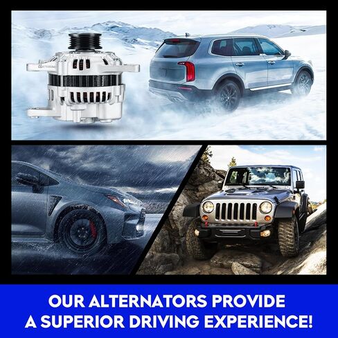 New Alternator for Mitsubishi Galant 2.4 2.4L 2000-2003 2000 2001 2002 2003, 12V 85A, Replace for 13898, A2TB5791, A2TB5791ZC, MD368519, 400-48153 in Saudi Arabia