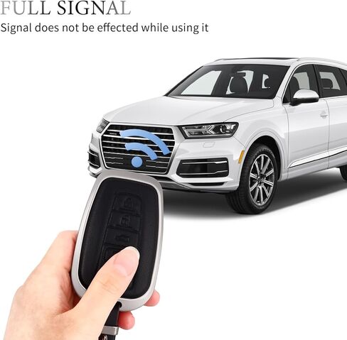 OFFCURVE Compatible with Toyota Key Fob Cover Key Fob Case for Toyota RAV4 Camry Corolla Avalon C-HR Prius GT86 Highlander Smart Key Protector, Black in Saudi Arabia
