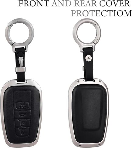 OFFCURVE Compatible with Toyota Key Fob Cover Key Fob Case for Toyota RAV4 Camry Corolla Avalon C-HR Prius GT86 Highlander Smart Key Protector, Black in Saudi Arabia