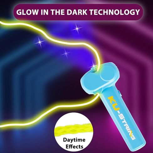 Rope Launcher, Lasso Loop Glow in the Dark, Portable String Shooter, Best Gift for Children for Holidays (Dark Blue) in Saudi Arabia