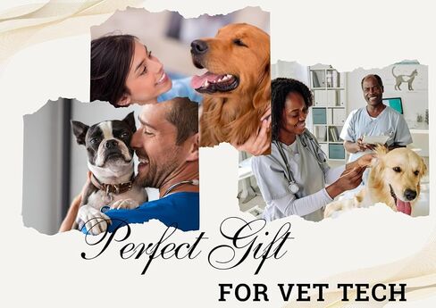InnoBeta Vet Tech Gifts, Ballpoint Pen Set of 4, Appreciation Gifts for Veterinary Technologists on Christmas, Birthday and End of Year in Kuwait