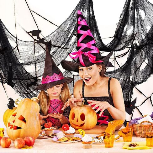 Black Creepy Cloth - Party Decorations Clearance - 29X72 Inch Spooky Fabric Cloth for Haunted House Party Outdoor Or Indoor in Saudi Arabia