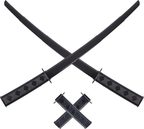 2 قطعة ثلاثية الأبعاد مطبوعة الجاذبية قابل للسحب سيف ساموراي نموذج اللعب هالوين المحمولة لعبة سيف ساموراي in Kuwait