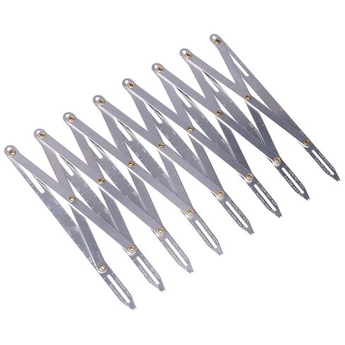Aluminum Expanding Measuring Ruler, Household Aluminum Sewing Gauge DIY Quilting Button Spacing Device Multifunctional DIY Curtain Accessories Sewing Tool for Household in Saudi Arabia