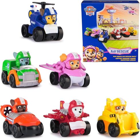 Paw Patrol: Air Rescue, Pup Squad Adventure Bay Airport Playset, with Chase Toy Car Vehicle Launcher, Kids Toys for Boys and Girls 3+ in Saudi Arabia