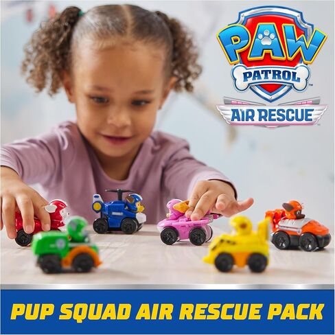 Paw Patrol: Air Rescue, Pup Squad Adventure Bay Airport Playset, with Chase Toy Car Vehicle Launcher, Kids Toys for Boys and Girls 3+ in Saudi Arabia