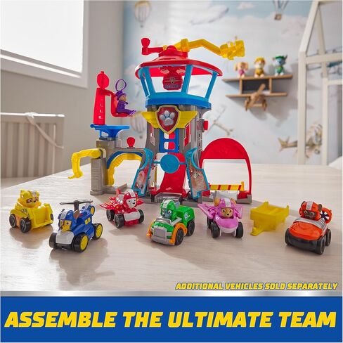 Paw Patrol: Air Rescue, Pup Squad Adventure Bay Airport Playset, with Chase Toy Car Vehicle Launcher, Kids Toys for Boys and Girls 3+ in Saudi Arabia
