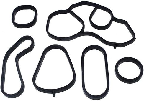 11428643758 11428643747 1103P8 1103P9 11427557010 Oil Cooler Gasket Seal for BMW for Mini 2007-2016 for Peugeot 207 3008 408 4008(11428643747 1103P8) in Saudi Arabia