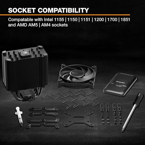 be quiet! Dark Rock 5 | High Airflow CPU Cooler | BK035 in Kuwait