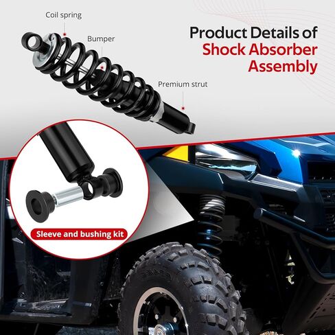 JAVIK 7043755 Front Shock Strut for Polaris Ranger 900 2013-2019 Ranger 1000 2017-2023 Die-sel 1000 2015-2018 Ranger 570-Full-Size 2015-2016 in Saudi Arabia
