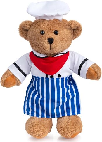 HollyHOME Pajama Bear Stuffed Animal with Clothes Teddy Bear in Bathrobe Plush Toy Birthday Bedtime Gift for Girls 16 inches in Kuwait