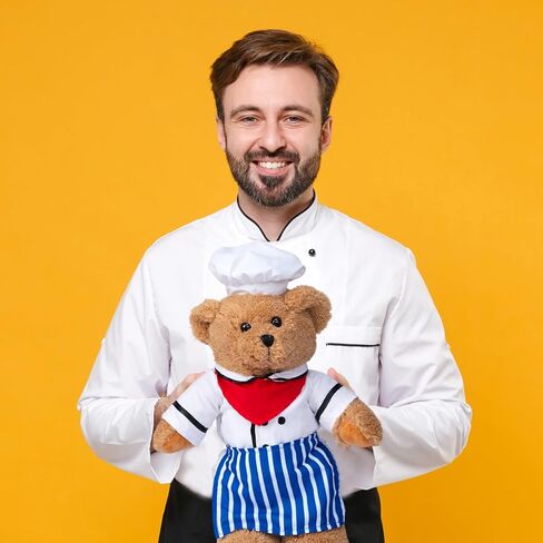 HollyHOME Pajama Bear Stuffed Animal with Clothes Teddy Bear in Bathrobe Plush Toy Birthday Bedtime Gift for Girls 16 inches in Kuwait