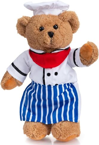 HollyHOME Pajama Bear Stuffed Animal with Clothes Teddy Bear in Bathrobe Plush Toy Birthday Bedtime Gift for Girls 16 inches in Kuwait
