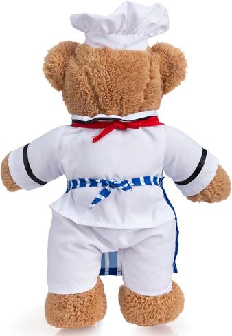 HollyHOME Pajama Bear Stuffed Animal with Clothes Teddy Bear in Bathrobe Plush Toy Birthday Bedtime Gift for Girls 16 inches in Kuwait