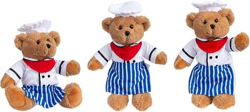 HollyHOME Pajama Bear Stuffed Animal with Clothes Teddy Bear in Bathrobe Plush Toy Birthday Bedtime Gift for Girls 16 inches in Kuwait