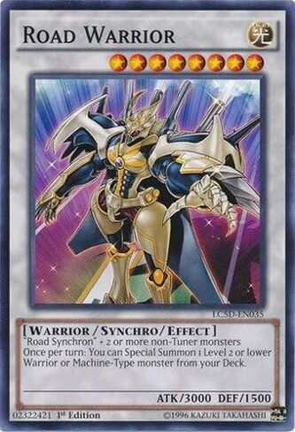 يو غي أوه! - Road Warrior (LC5D-EN035) - المجموعة الأسطورية Mega Pack 5D - الإصدار الأول - Common in Saudi Arabia