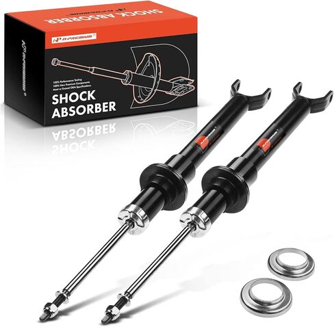 ممتص الصدمات الأمامي الممتاز [RWD] متوافق مع مرسيدس بنز E320 2003-2009، E350 2006-2009 - [بدون تعليق رياضي؛ بدون تعليق هوائي]، جانب السائق والراكب in Kuwait
