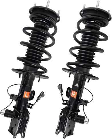 Pair Front Struts Shock Absorber Assembly w/Electronic Suspension Fit for 2013-2019 Lincoln MKT, for 2013-2016 Lincoln MKS V6 3.5L/3.7L, Replaces DA5Z-18124-K, DE9Z-18124-K in Saudi Arabia