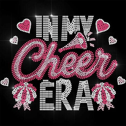 ANATTASOUL Rhinestone Iron on Transfer Love and Comics Bling Diamond Hotfix Patches for Clothes, 11.6"x8.2" Large Iron On Sequin Applique for Jacket Caps Bag T-Shirts Shoes DIY Decor in Saudi Arabia