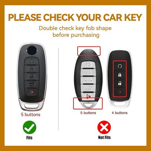 5 Button Key Fob Cover with Diamond, Compatible with Nissan Rogue Pathfinder Versa Kicks Ariya Sentra Armada, Sparkling TPU Key Case and Bling Heart Decoration for Women, A-Style (Silver) in Saudi Arabia