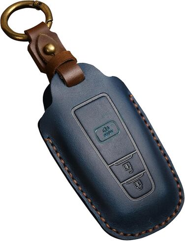 for Toyota 4Runner Key Fob Cover, Genuine Leather Car Key Case for 2016-2025 RAV4 Prius Prado Avalon C-HR Corolla in Saudi Arabia