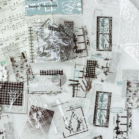 120 قطعة من ملصقات سجل القصاصات الجمالية العتيقة، ملصق شفاف للفتيات والأولاد والبنات DIY يوميات الحرف اليومية لوازم زجاجة المياه دفتر القصاصات دفتر غير المرغوب فيه مجلة الألبوم in Kuwait
